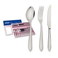 Faqueiro 36 peças laguna em Aço Inox Tramontina com Facas para Churrasco Acabamento em Brilho